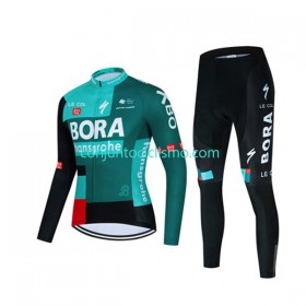 Conjunto Maillot + culotte largo ciclismo Bora-Hansgrohe 2022 N001